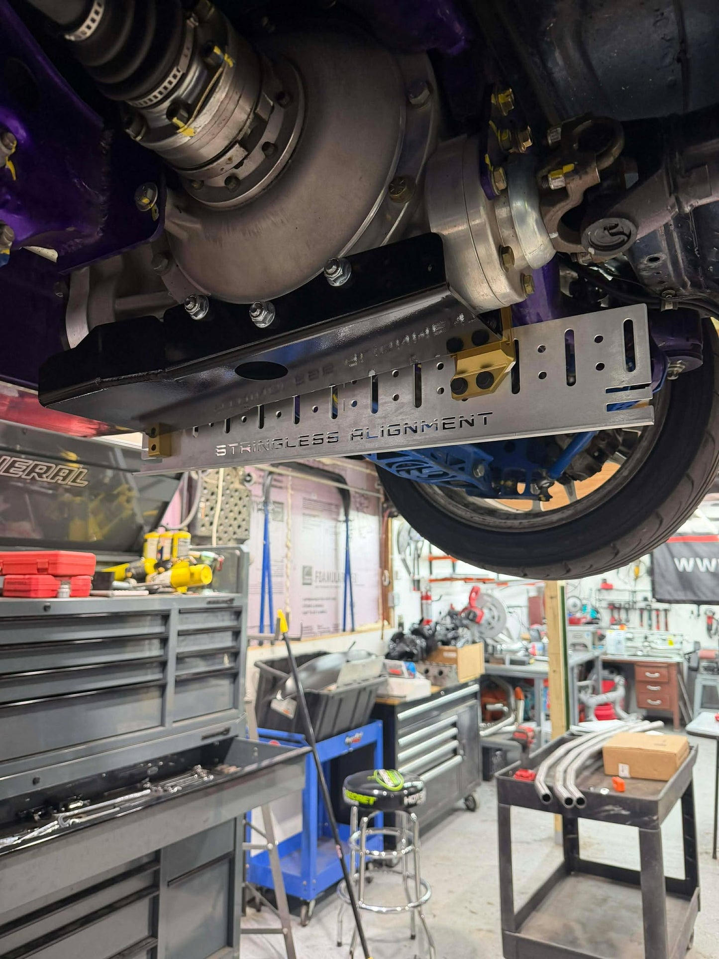 Stringless Alignment - Quick Change Skid Plate